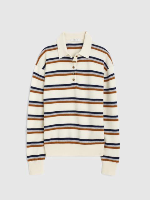 Madewell Polo Sweater in SoftWool
