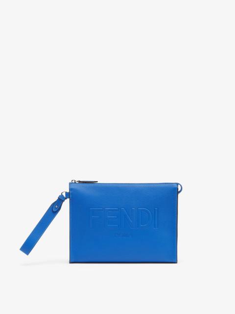 Leather Fendi Roma Flat Pouch