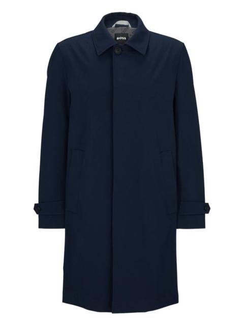 BOSS button-up trenchcoat