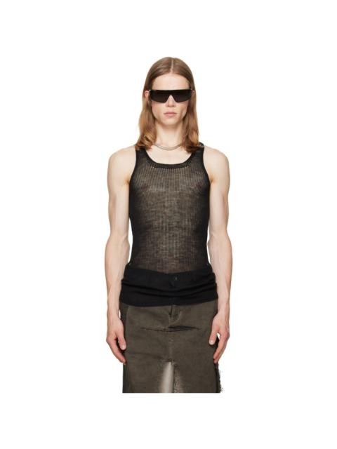 Rick Owens Black Tower Pony Tank Top
