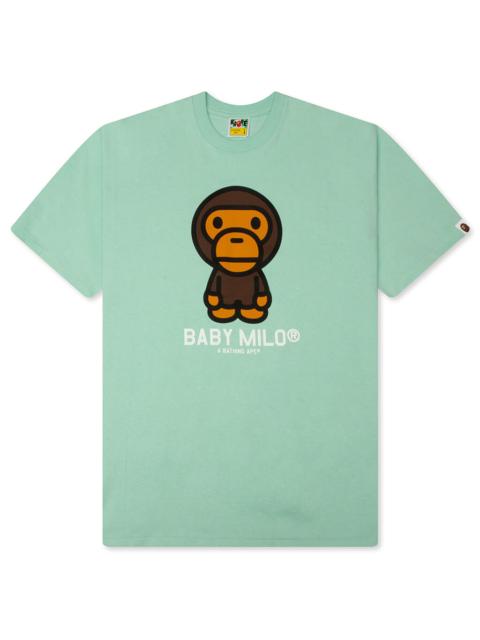 A BATHING APE® BABY MILO TEE MEN'S - GREEN