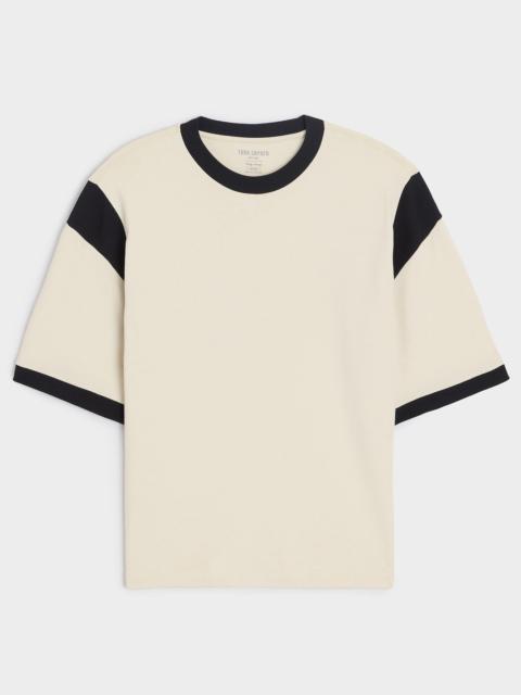 TODD SNYDER Boxy Jersey Ringer Tee