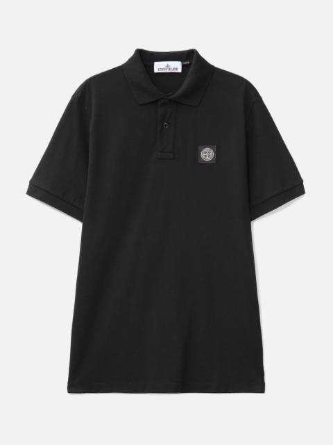 Stone Island SLIM-FIT SHORT-SLEEVE POLO SHIRT WITH COMPASS PATCH