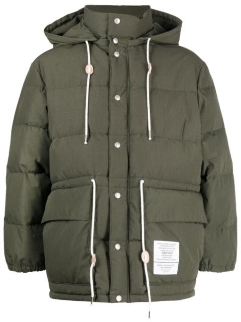 NEIGHBORHOOD hooded puffer jacket