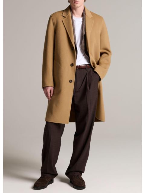 Vince Splittable Wool-Cashmere Single-Breasted Topcoat