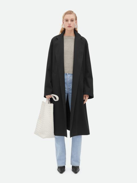 Bottega Veneta Oversized Fit Cotton Twill Coat