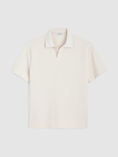 Madewell Short-Sleeve Compact-Knit Polo