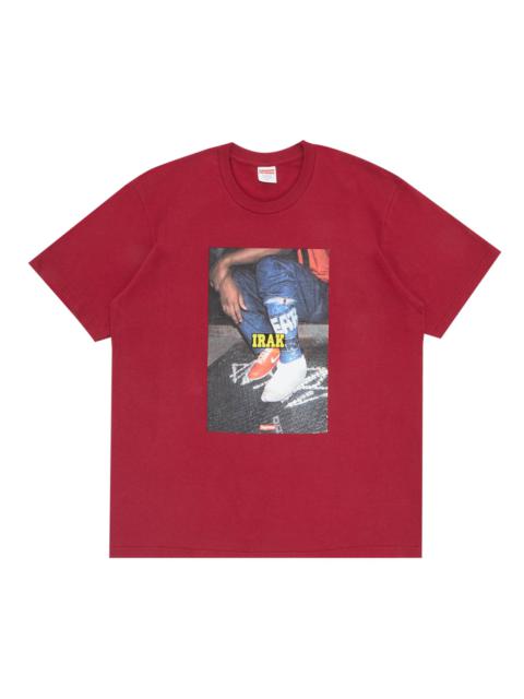 Supreme x IRAK Cast Tee 'Cardinal'