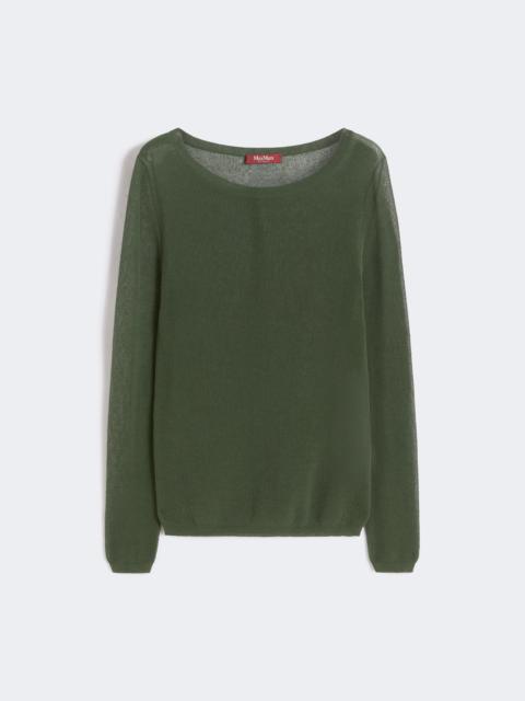 Max Mara FIORITO Slim-fit cotton-blend sweater - KAKI