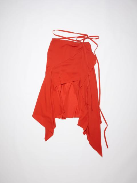 Acne Studios Draped skirt - Red