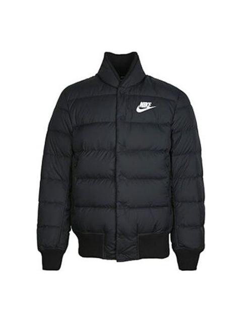 Nike 남자 나이키 체재 온난한 스포츠 다운 재킷 검정 928820-010