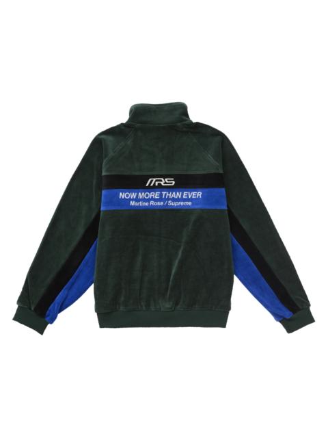 Supreme Supreme Martine Rose Velour Track Jacket Green
