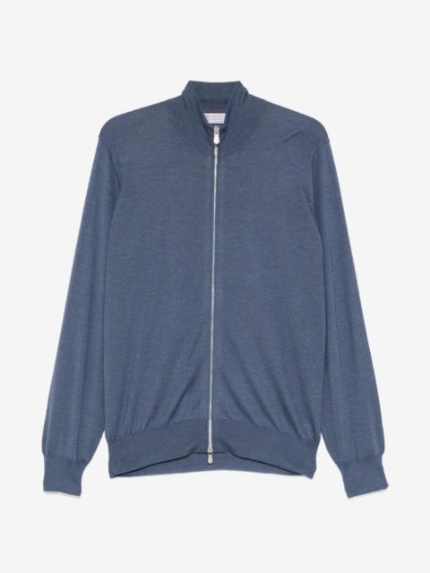 Brunello Cucinelli long-sleeve zip-fastening cardigan