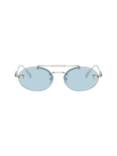 VERSACE Silver Medusa Sunglasses