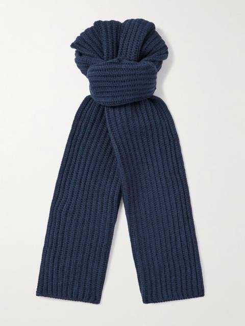 Loro Piana Ribbed Cashmere Scarf