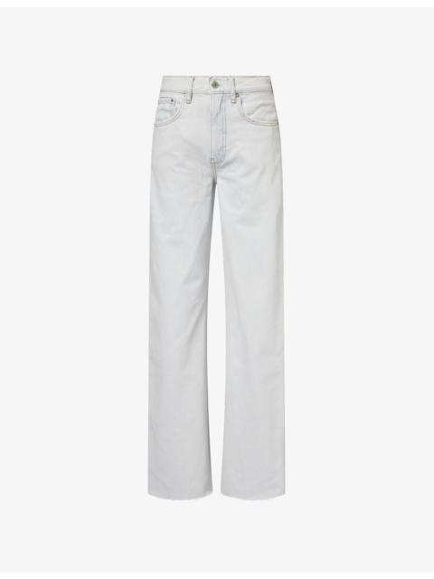 ANINE BING Lewis Wide-Leg High-Rise Denim Jeans