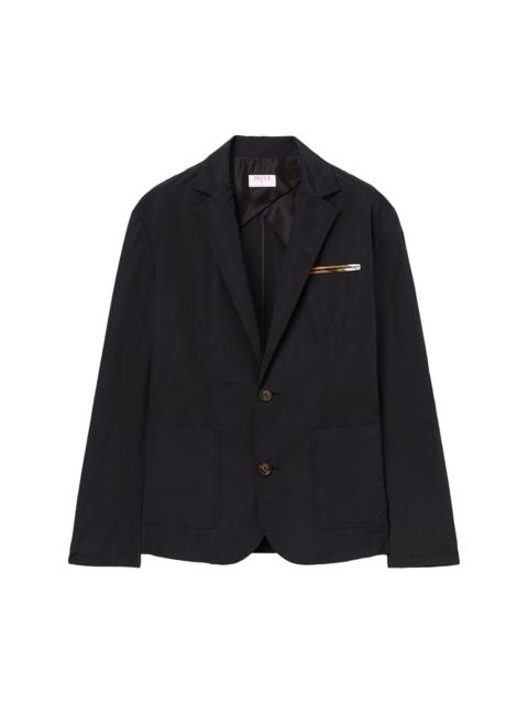 single-breasted tailored blazer