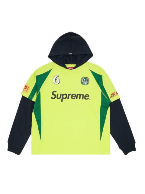 Supreme Supreme Hooded Soccer Jersey 'Bright Green 