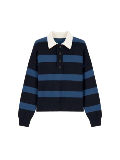 A.L.C. Alexa Cotton Polo Sweater