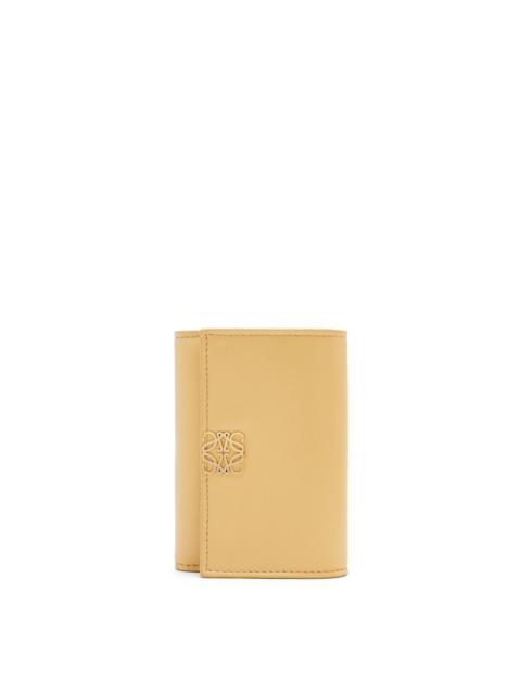 Loewe Puffer Anagram small vertical wallet in shiny nappa calfskin