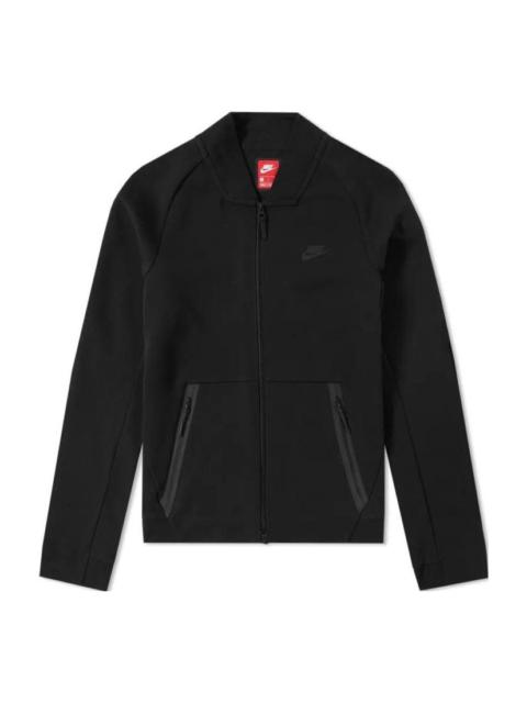 Nike Tech Fleece Varsity Jacket 'Black' 886617-011