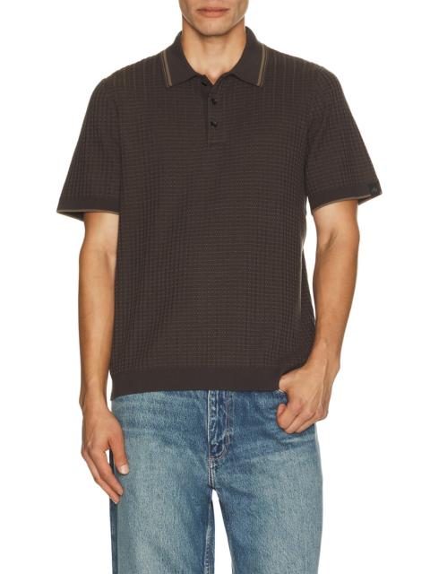 rag & bone Harvey Rib Polo Shirt