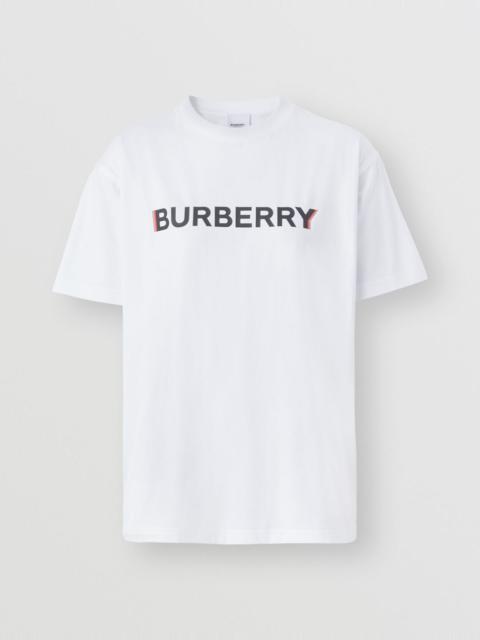 Burberry Logo Print Cotton Oversized T-shirt