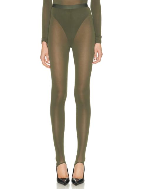 WARDROBE.NYC Sheer Sitrrup Legging