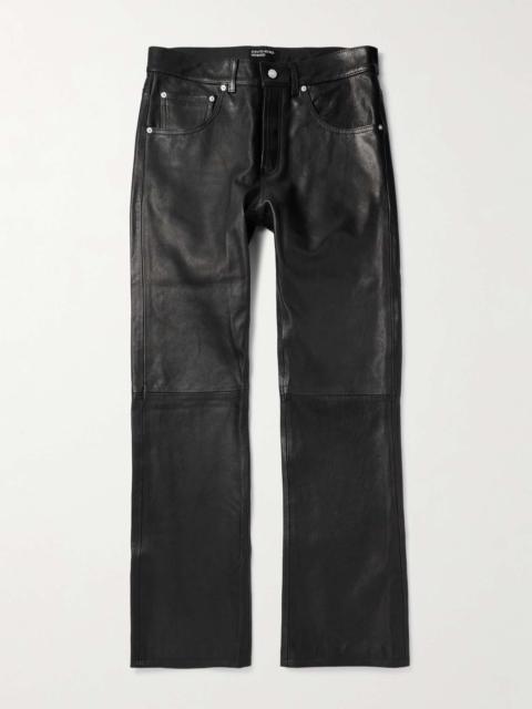 Enfants Riches Déprimés Straight-Leg Panelled Leather Trousers