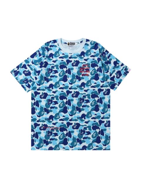 A BATHING APE® BAPE x Anti Social Social Club ABC Camo Tee 'Blue'