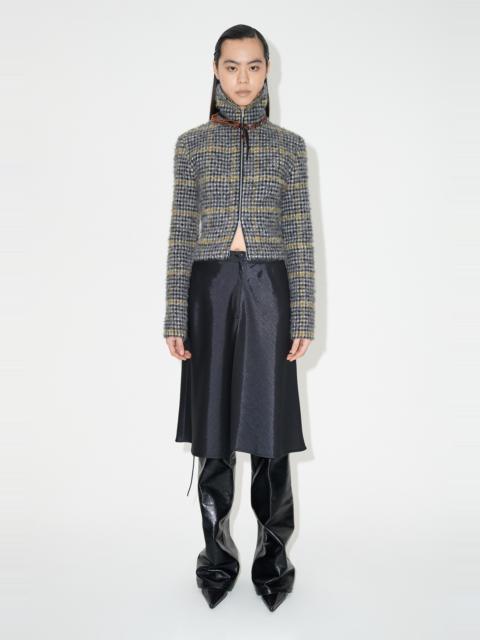 Our Legacy Curtain Skirt Black Mnemonic Wool