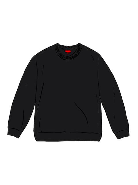 Supreme Old English Collar Logo L/S Top Black