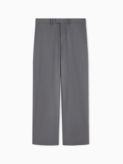 EMPORIO ARMANI TROUSERS IN VIRGIN WOOL AND CASHMERE