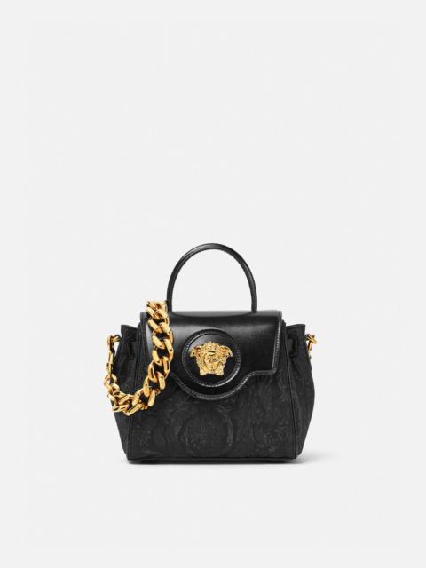 VERSACE La Medusa Lurex Cloquet Small Handbag