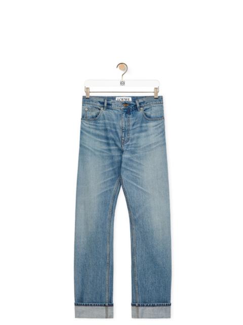 Loewe Straight leg jeans in denim