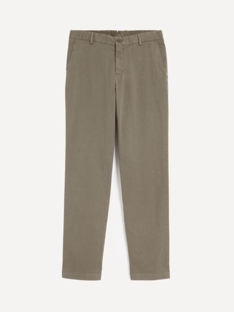 Sunspel Dark Stone Regular Fit Chino Trousers