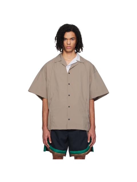 Kolor Taupe Layered Shirt