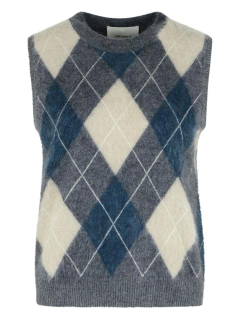 LISA YANG diamond knit vest