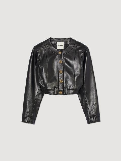 Sandro Leather jacket