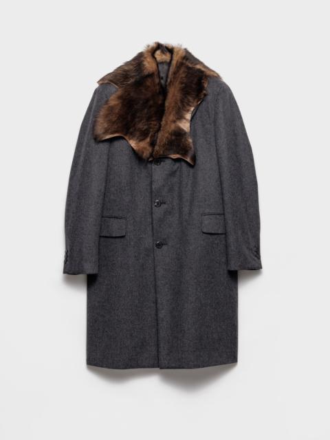 Prada Single-breasted wool coat