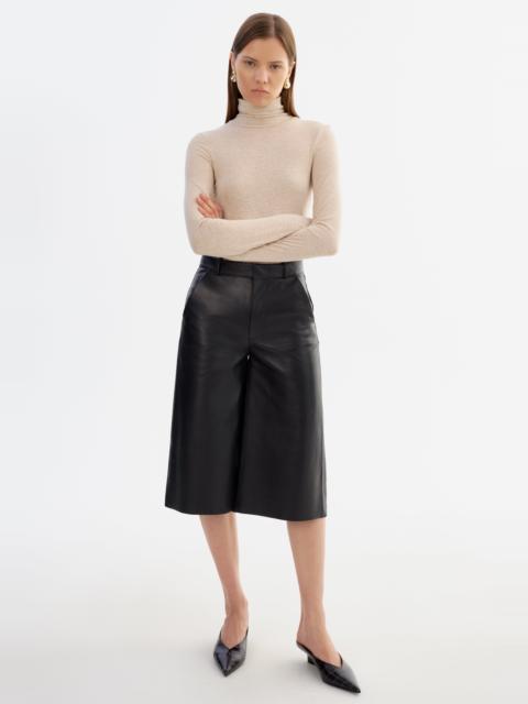 LAMARQUE LISE | Leather Bermuda Shorts