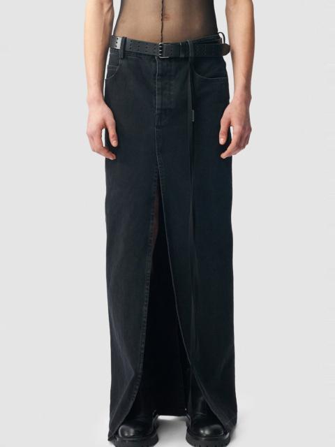 Ann Demeulemeester Jelle Long 5-Pockets Skirt With Double Slit