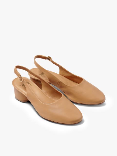 beek Lora Leather Ballet Slingback Heel