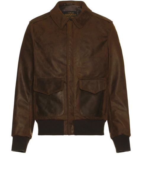 Schott Lightweight Cowhide A-2 Jacket