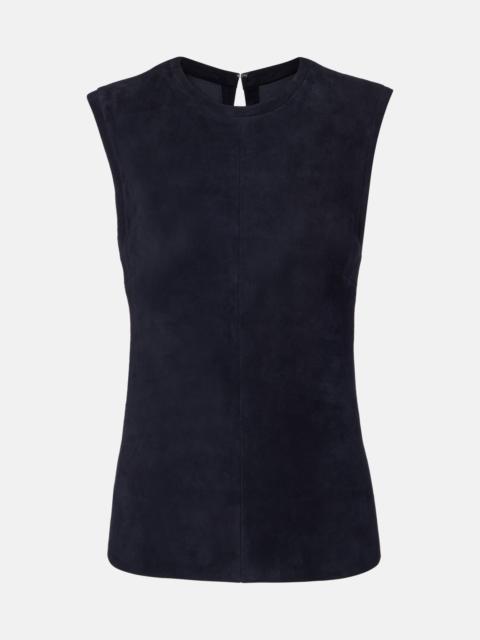 STOULS Miuccia suede top