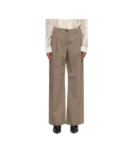 Our Legacy Taupe Arch Chino Trousers