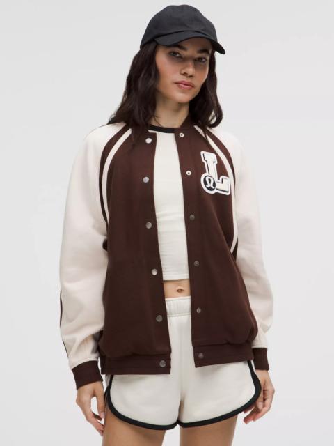 lululemon Scuba Oversized Collegiate Jacket *Graphic