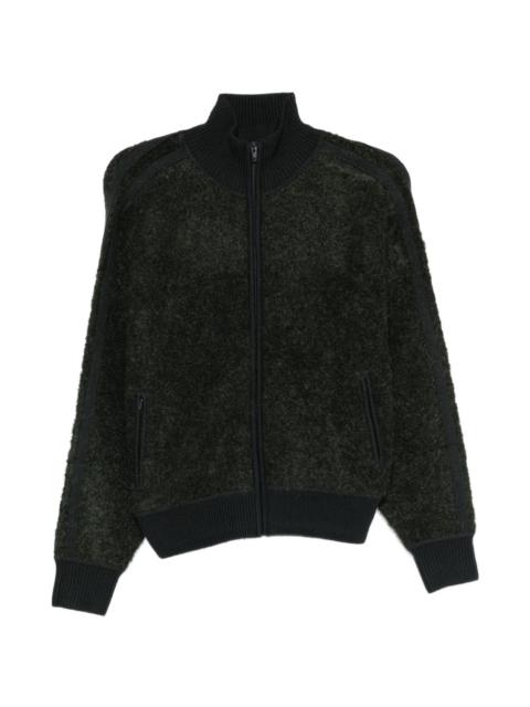 6397 zip shoulder panel sweater