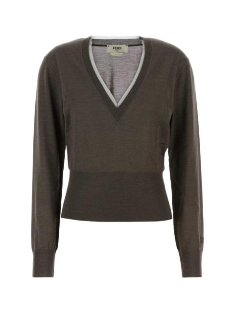 Dove Grey Cashmere Blend Sweater