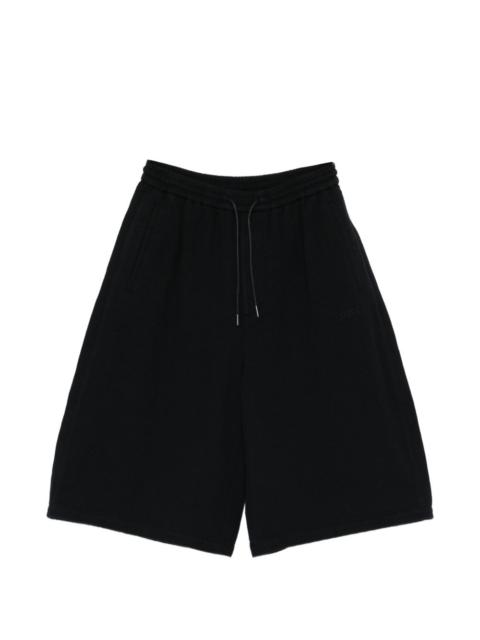 JUUN.J logo-embroidered drawstring shorts
